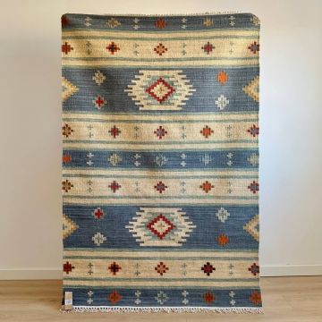 Covor Traditional din Lana - Kilim Bimala - 120 x 180 cm