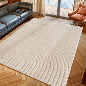 Covor traversa Art boho V2 Crem 60x110 cm