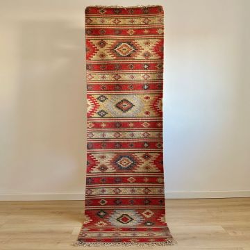 Covor Traversa din Lana - Kilim Kashi - 75 x 240 cm