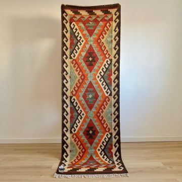 Covor Traversa din Lana - Kilim Saira - 75 x 240 cm