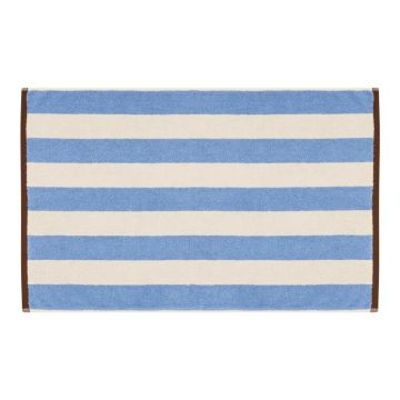 Covoraș de baie albastru din material textil 50x80 cm Gobo – noo.ma