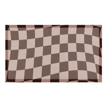 Covoraș de intrare din PVC 40x70 cm Checkerboard – Artsy Doormats
