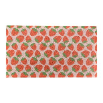 Covoraș de intrare din PVC 40x70 cm Pink Strawberry – Artsy Doormats
