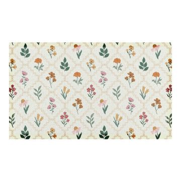 Covoraș de intrare din PVC 40x70 cm Vintage Floral Stamp – Artsy Doormats