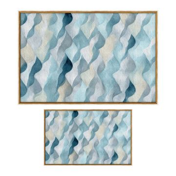 Covorașe de baie albastre 2 buc. 60x100 cm – Foutastic