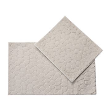 Covorașe de baie bej 2 buc. 60x100 cm Rabbit – Foutastic