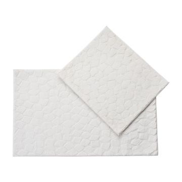 Covorașe de baie crem 2 buc. 60x100 cm Rabbit – Foutastic