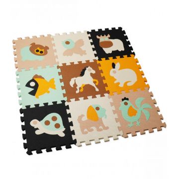 Covoras puzzle din spuma pentru copii