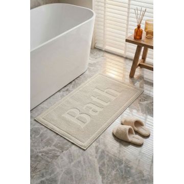 Set covorase de baie 2 piese, L'essentiel Maison, Bath, Ecru