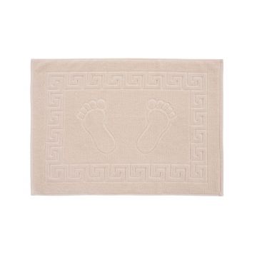 Set covorase de baie 2 piese, L'essentiel Maison, Scopa, Crem