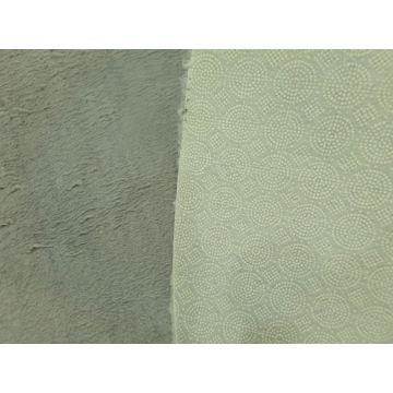 Covor (100 cm), Oval Plush, Gri deschis