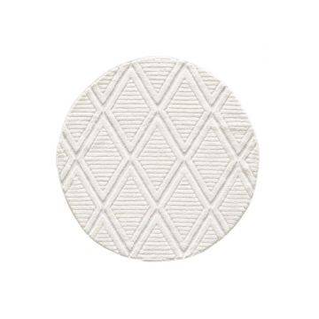 Covor (120 cm), 742B Round, 120x120 cm, Crem