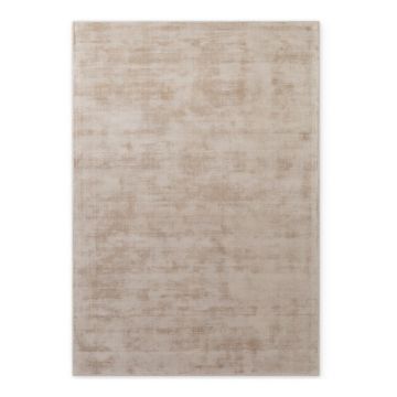 Covor bej țesut manual din viscoză 120x180 cm Noemi – Vikosa ieftin