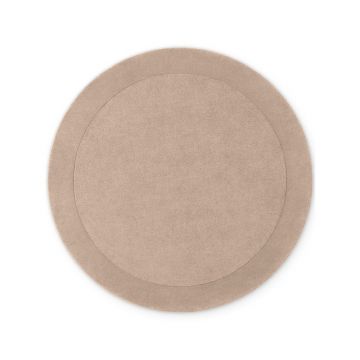 Covor bej țesut manual rotund din amestesc de lână ø 150 cm Kivi – Villeroy&Boch