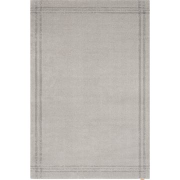 Covor crem din lână 240x340 cm Calisia M Grid Rim – Agnella