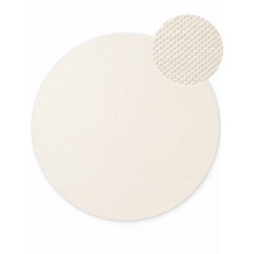 Covor crem țesut manual rotund din lână ø 200 cm Lyon Beans – Elle Decoration
