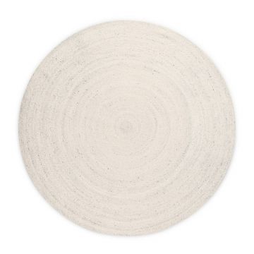 Covor crem reversibil/țesut manual rotund din iută ø 200 cm Braided – Hanse Home
