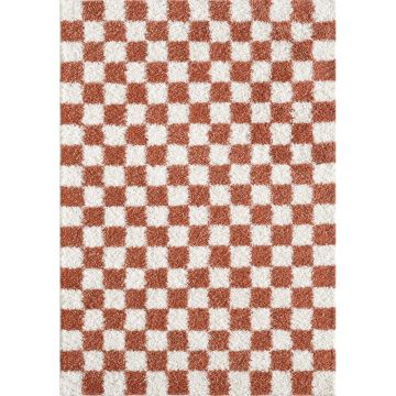 Covor crem/teracotă 120x170 cm Grida – ESTE