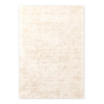 Covor fildeș țesut manual din viscoză 200x300 cm Noemi – Vikosa