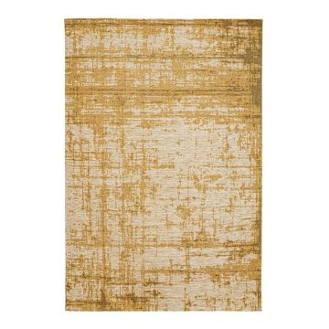 Covor galben muștar țesut manual din chenille 155x230 cm Yuno – Bizzotto