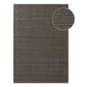 Covor gri închis/maro închis țesut manual din lână 120x170 cm Camden Parker – Ted Baker