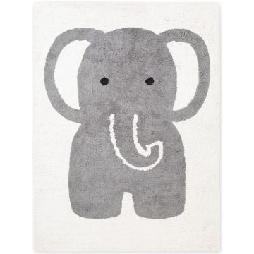 Covor pentru copii gri/crem lavabil/țesut manual din bumbac 140x200 cm Snuggle Emil – Hanse Home
