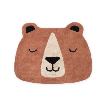 Covor pentru copii maro lavabil/țesut manual din bumbac 101x120 cm Snuggle Benni – Hanse Home