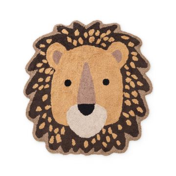 Covor pentru copii portocaliu/maro lavabil/țesut manual din bumbac 120x125 cm Snuggle Roary – Hanse Home