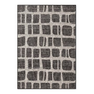 Covor pentru exterior și interior negru/crem 200x300 cm Haringey Ruskin – Ted Baker