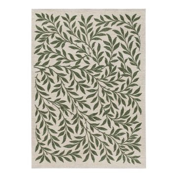 Covor pentru exterior și interior verde/crem 80x150 cm Lua – Universal
