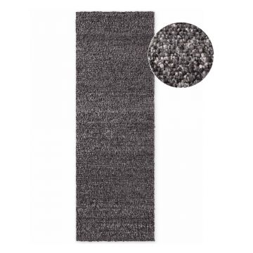 Covor tip traversă gri închis țesut manual 80x300 cm Notting Hill Portobello – Ted Baker