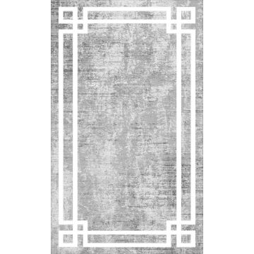 Covor tip traversă gri lavabil 80x200 cm Mano – Vitaus