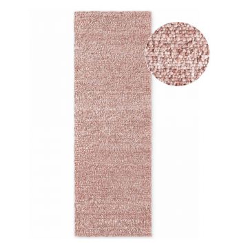 Covor tip traversă roz prăfuit țesut manual 80x300 cm Notting Hill Portobello – Ted Baker