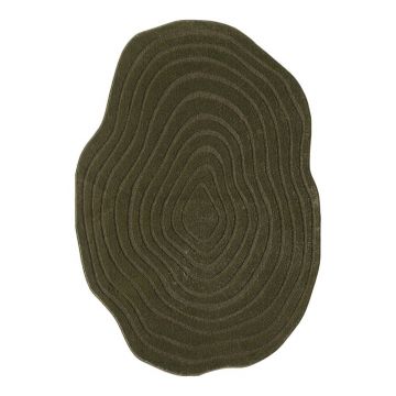 Covor verde închis 160x230 cm Pebble – ESTE