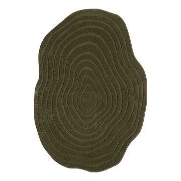 Covor verde închis 160x230 cm Pebble – ESTE
