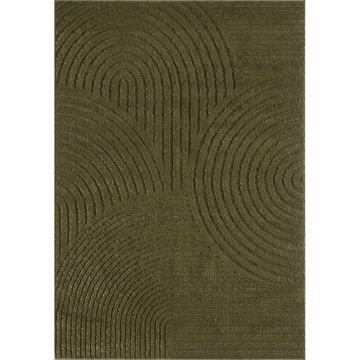 Covor verde închis 160x230 cm Whirl – ESTE
