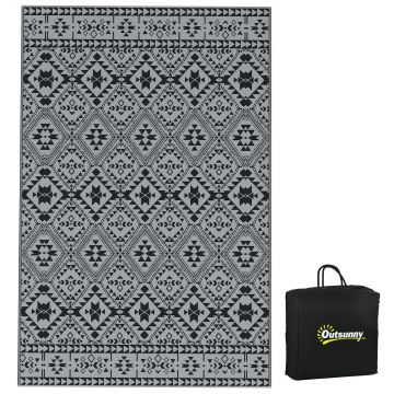 Outsunny Covor de Exterior Reversibil cu Geanta de Transport | Aosom Romania