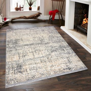 Covor (100 x 300), Notta 1121, 100x300 cm, Gri / Bej / Crem