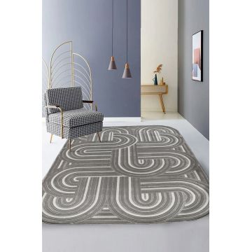 Covor (120 x 180), Amorf, 120x180 cm, Crem