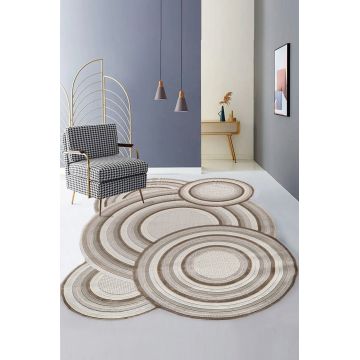 Covor (120 x 180), Amorf, 120x180 cm, Crem