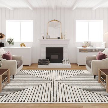 Covor (120 x 180), Cool-Fr55, 120x180 cm, Alb
