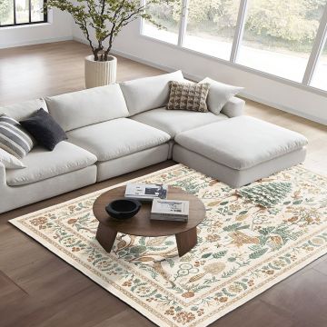 Covor (120 x 180), Kece-Fr77, 120x180 cm, Bej
