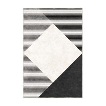 Covor (160 x 230), Sftkece028, 160x230 cm, Negru