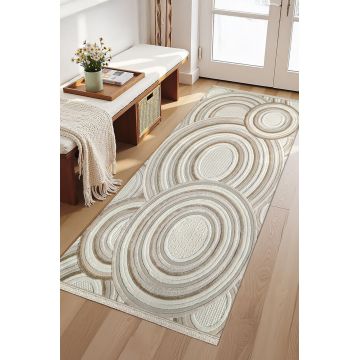 Covor (80 x 150), Amorf, 80x150 cm, Crem