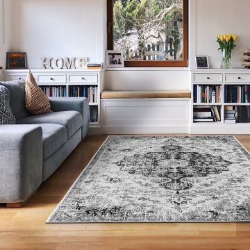 Covor (80 x 150), Cool-Fr45, 80x150 cm, Negru