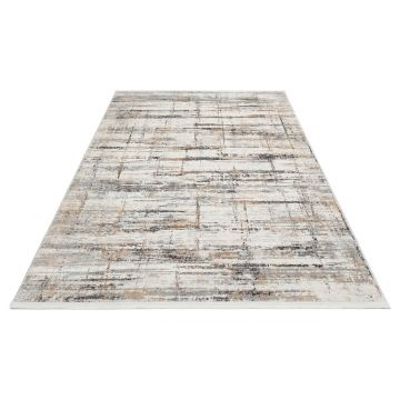 Covor (80 x 300), Decretul legislativ 02, 80x300 cm, Crem / Gri