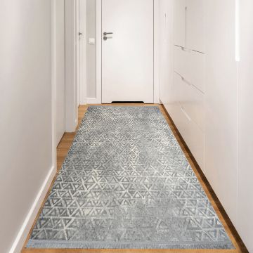Covor (80 x 500), Notta 1108, 80x500 cm, Gri / Crem