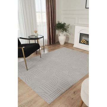 Covor (100 x 200), Rivon Rn07, 100x200 cm, Gri