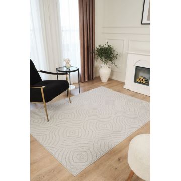 Covor (100 x 300), Rivon Rn04, 100x300 cm, Gri
