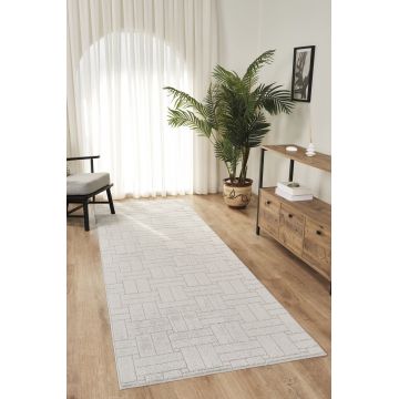 Covor (120 x 450), Rivon Rn01, 120x450 cm, Gri